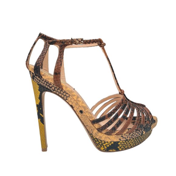 Fendi Python Embossed Heels - Picture 7 of 9